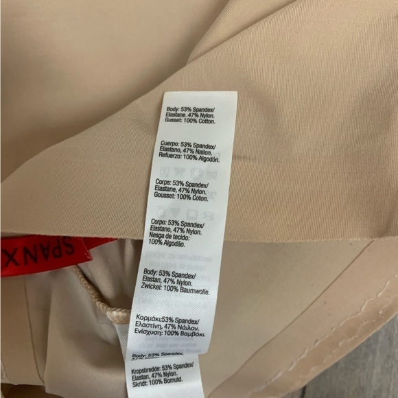 Spanx trust your thinstincts high rise shapewear shorts nude size small #2123 - Picture 3 of 8